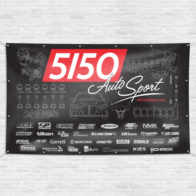 5150 AutoSport 5' x 3' Shop Banner