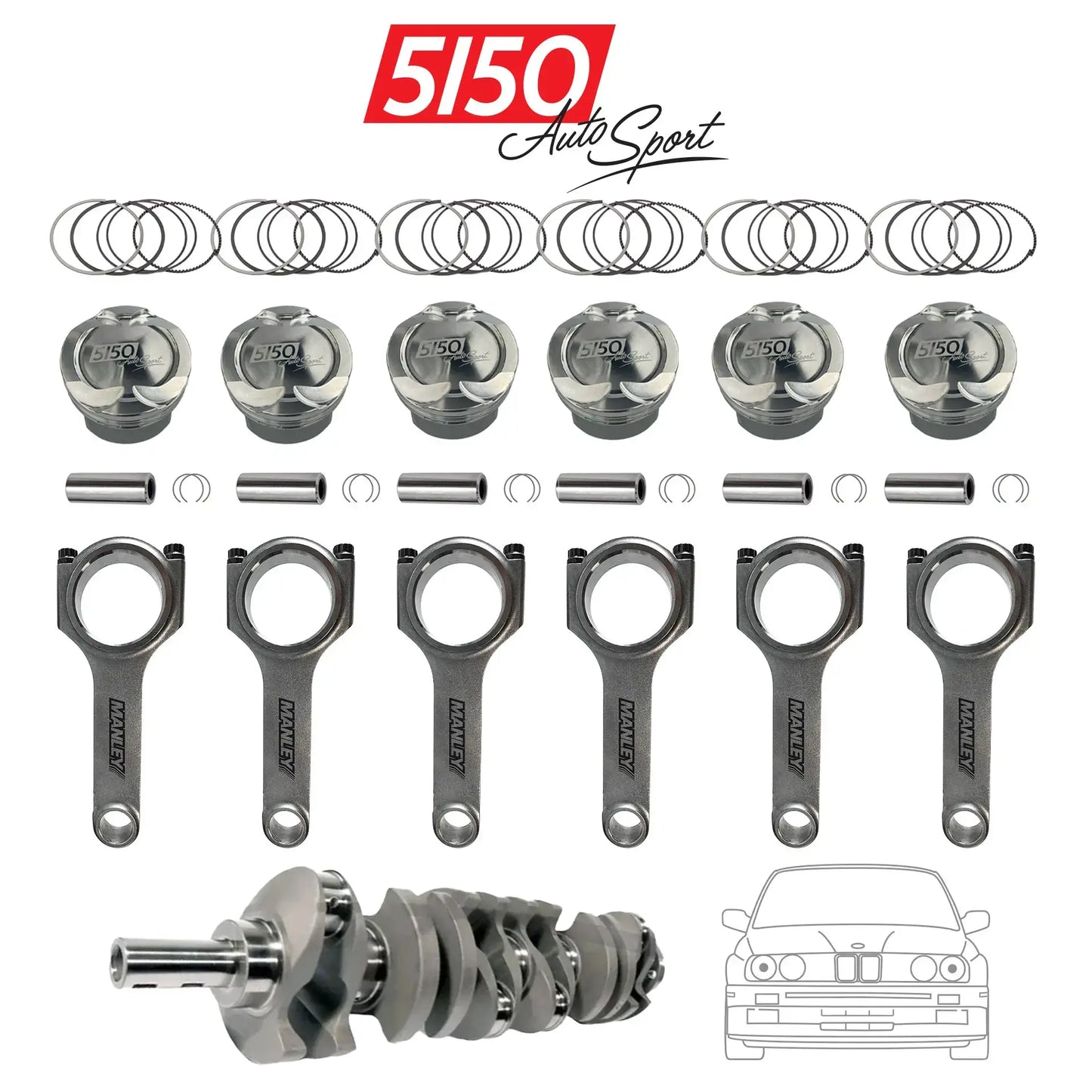 BMW M20 Stroker Kit 3.3L