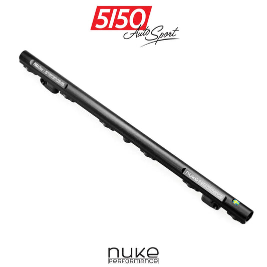 Black BMW M30 motorsport high flow fuel rails by Nuke Performance