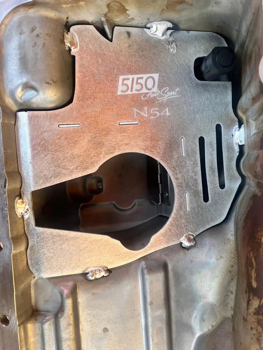 N54 Oil Pan Baffle by 5150 AutoSport