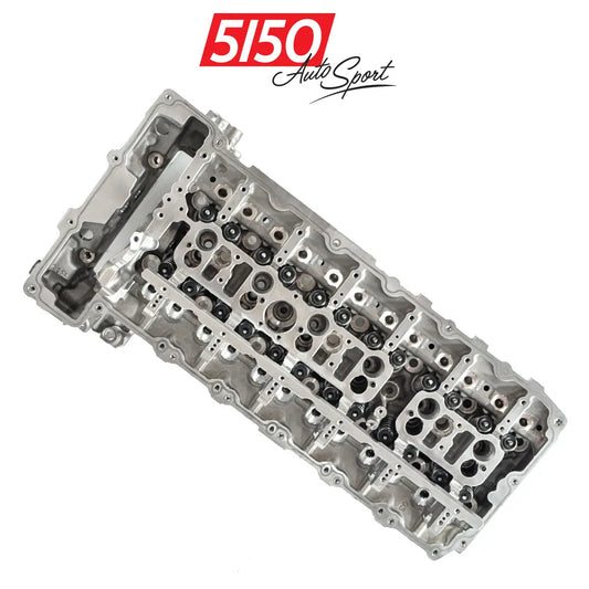 BMW N55 Cylinder Head after CNC machining and re-assembly, looking at valve spring side of cylinder head