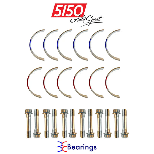 Replacement Rod Bearings and Rod Bolts for BMW S54 Engines