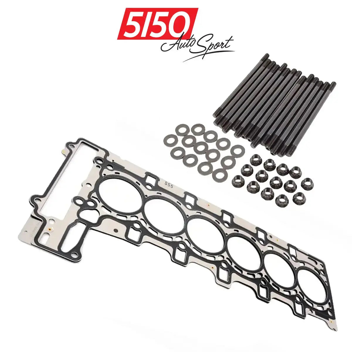OEM Head Gasket and ARP2000 Head Stud Kit for BMW S55 Engines