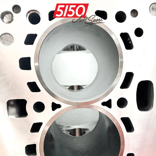 A BMW S58 Engine Block featuring ductile iron cylinder sleeves.