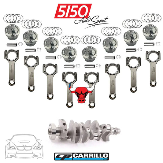 BMW S65 Stroker Kit with Carrillo Rods and CP Pistons