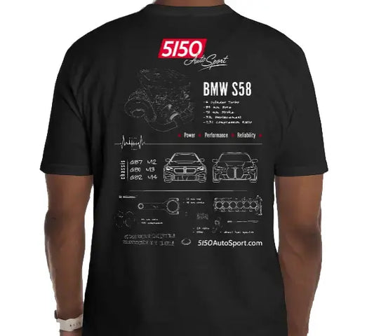 BMW S58 T-shirt by 5150 Autosport