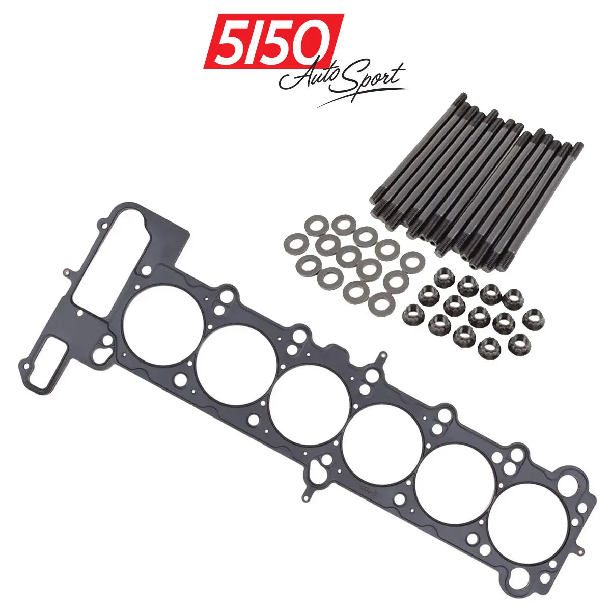 Multi-Layered Steel Head Gasket and ARP2000 Head Stud Kit for BMW M50 M52 S50 S52 Engines E36 M3