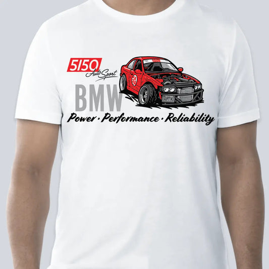 BMW E36 Turbo T-shirt by 5150 AutoSport