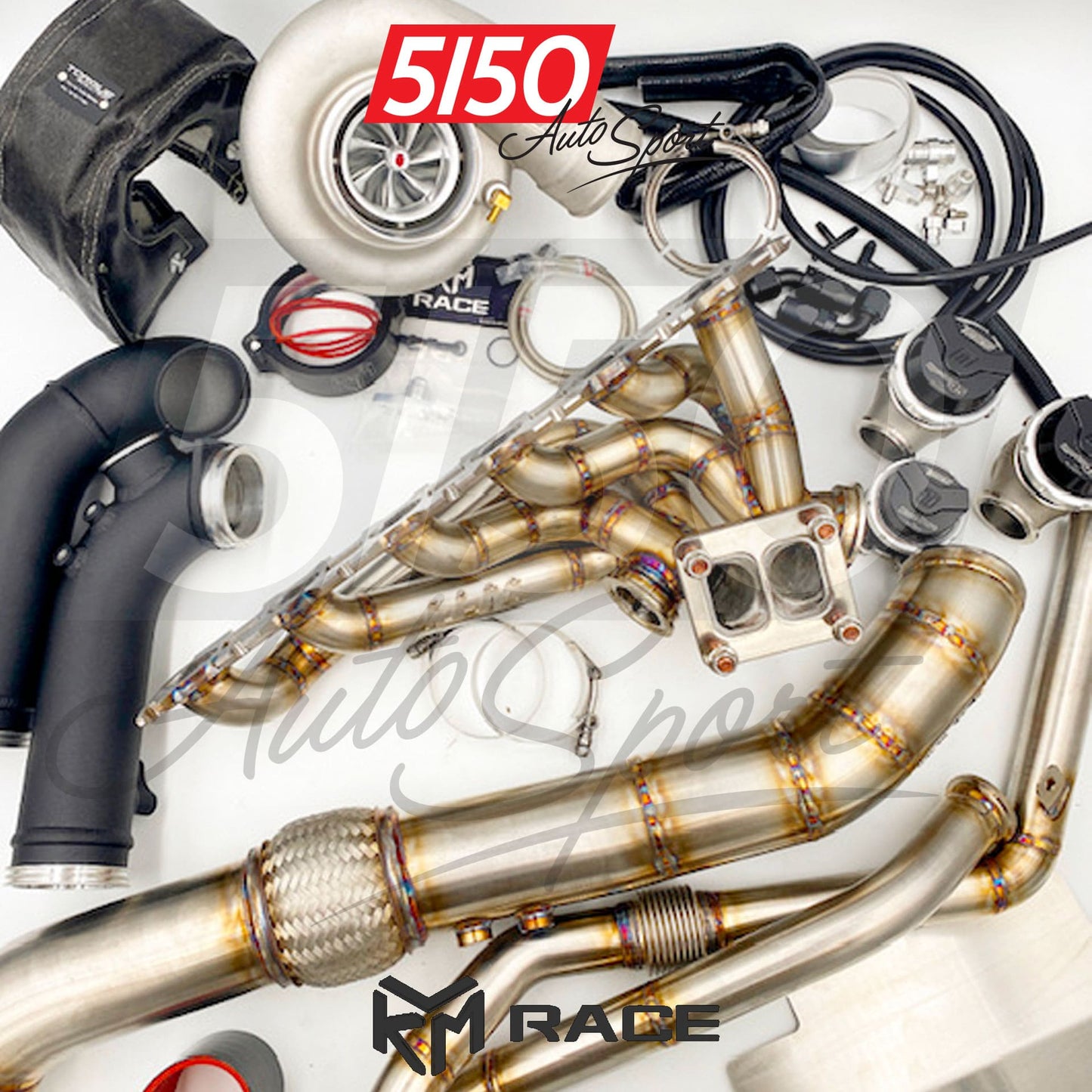 KLM Race 6-Port Turbo Kit, Toyota A90/A91 Supra - 5150 AutoSport