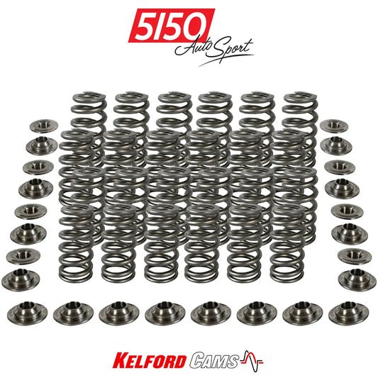 An array of Kelford B58 Valve Spring Kit with titanium retainers for BMW / Toyota B58 engines.
