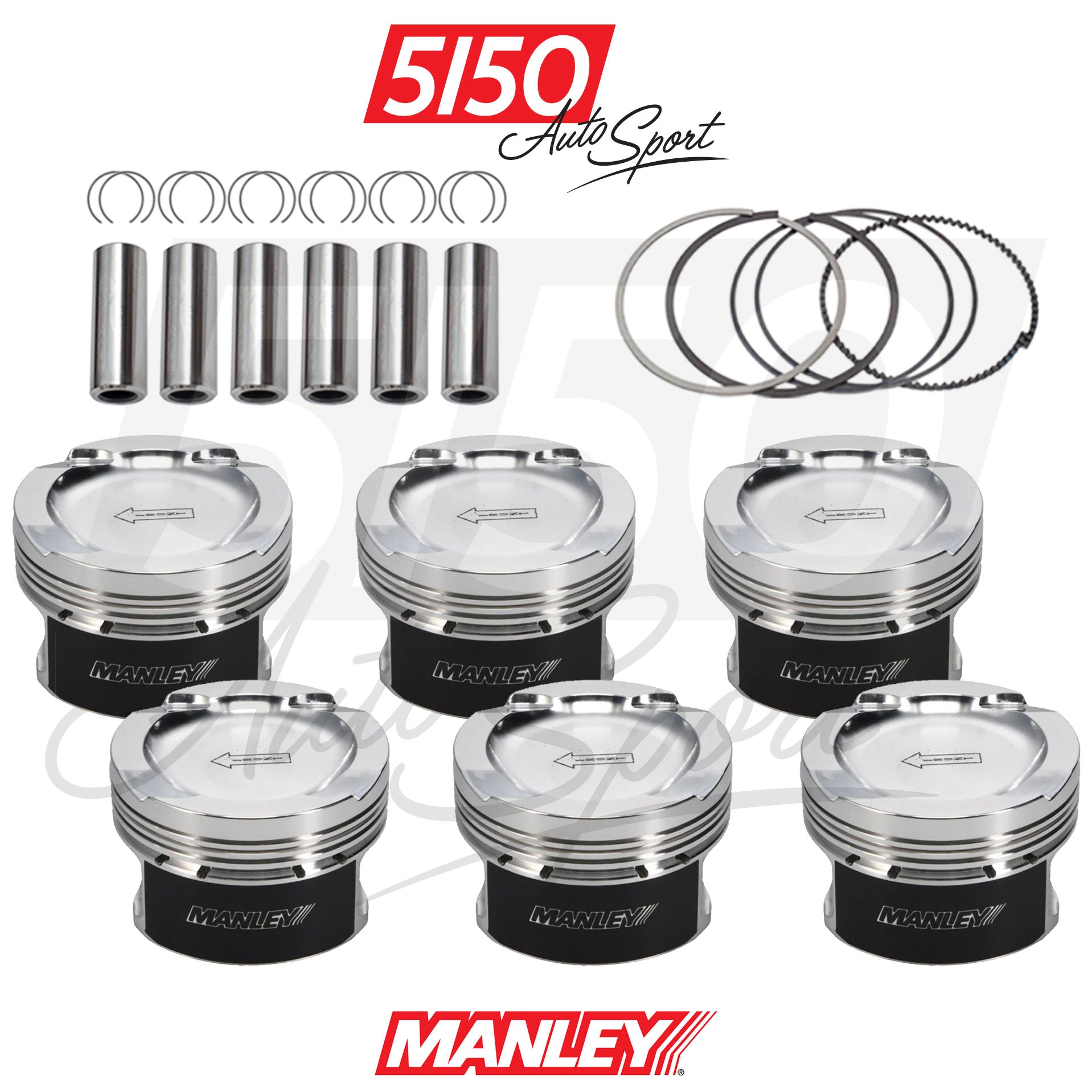 Manley Piston Set, BMW N54 5150 AutoSport