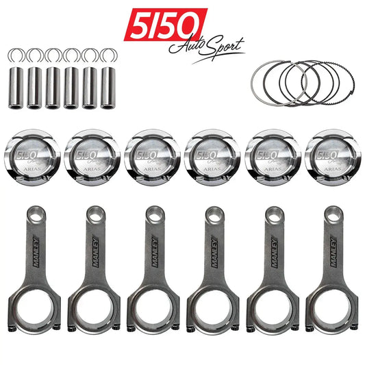 Manley connecting rods and cp pistons for BMW M20 engines