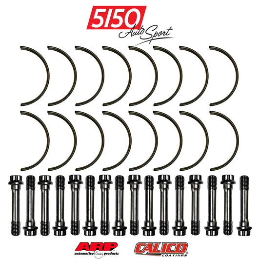 BMW S62 Rod Bearing and Rod Bolt Replacement Kit Featuring ARP Rod Bolts and Calico Coated Bearings