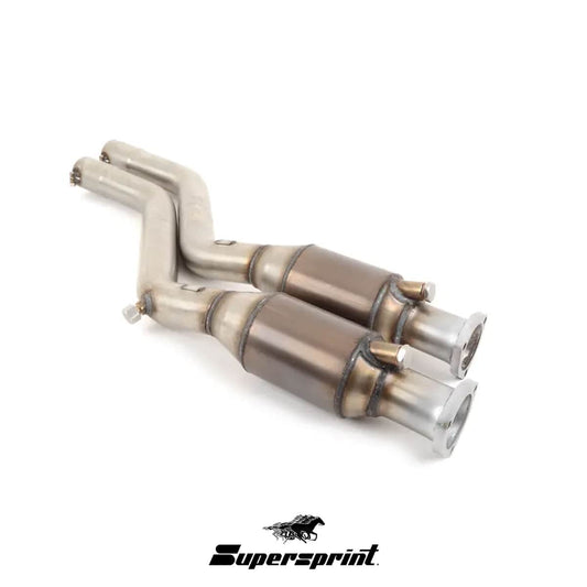 SuperSprint Stepped Section 1 with Metallic Sport Cats, BMW E46 M3