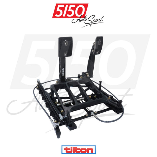 Tilton Engineering 850-Series 2-Pedal (Brake & Throttle) Underfoot Pedal Assembly with Slider System