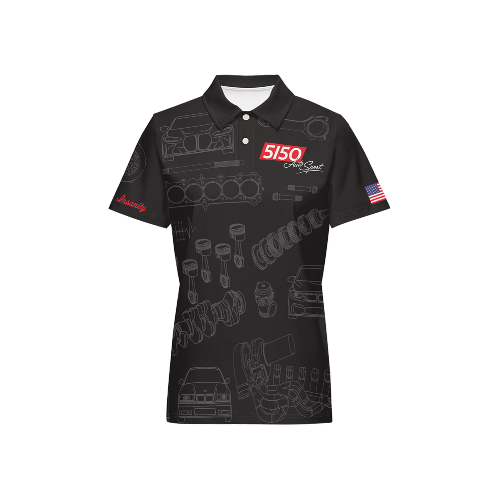 Women's Sublimated 5150 Crew Polo, Classic Fit