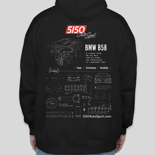 BMW / Toyota B58 Hoodie by 5150 AutoSport