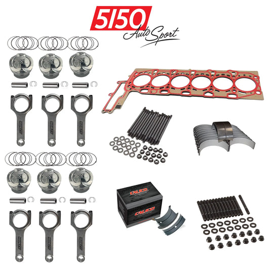 BMW B58 Gen 1 Turbo Build Kit with Manley Connecting Rods and CP Carrillo Pistons