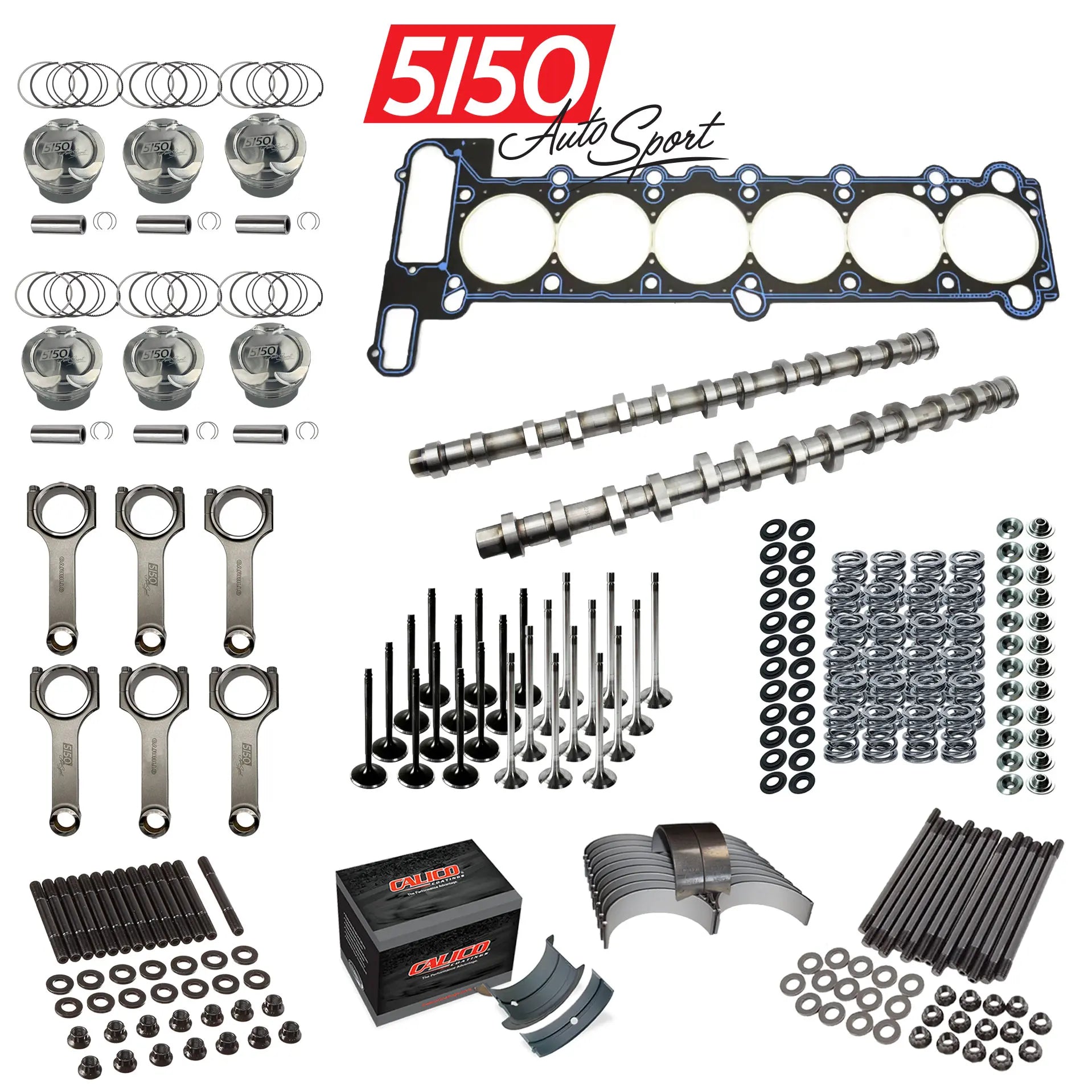 BMW M50 M52 S50 S52 Complete Engine Build Kit – 5150 AutoSport