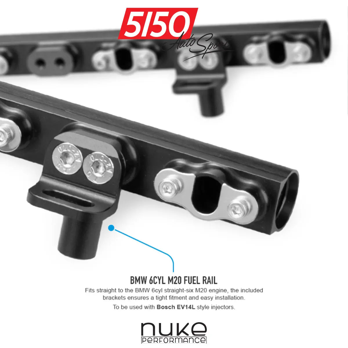 Nuke Performance Fuel Rail for BMW M20 Engines – 5150 AutoSport