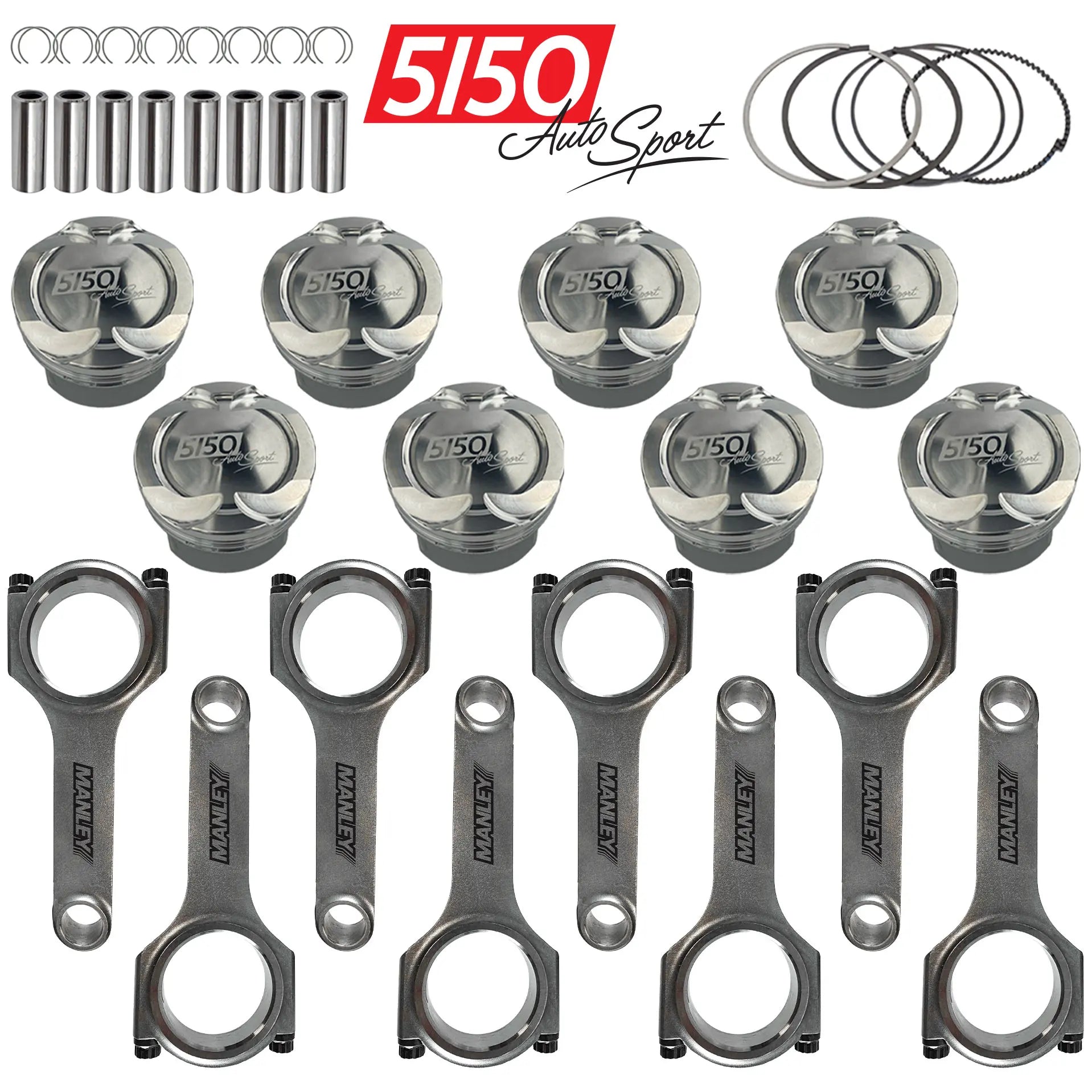 BMW N63 Forged Rod & Piston Combo Kit – 5150 AutoSport