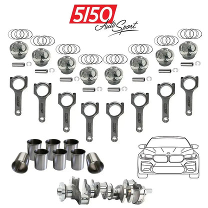 BMW S63 4.8L Stroker Kit by 5150 AutoSport