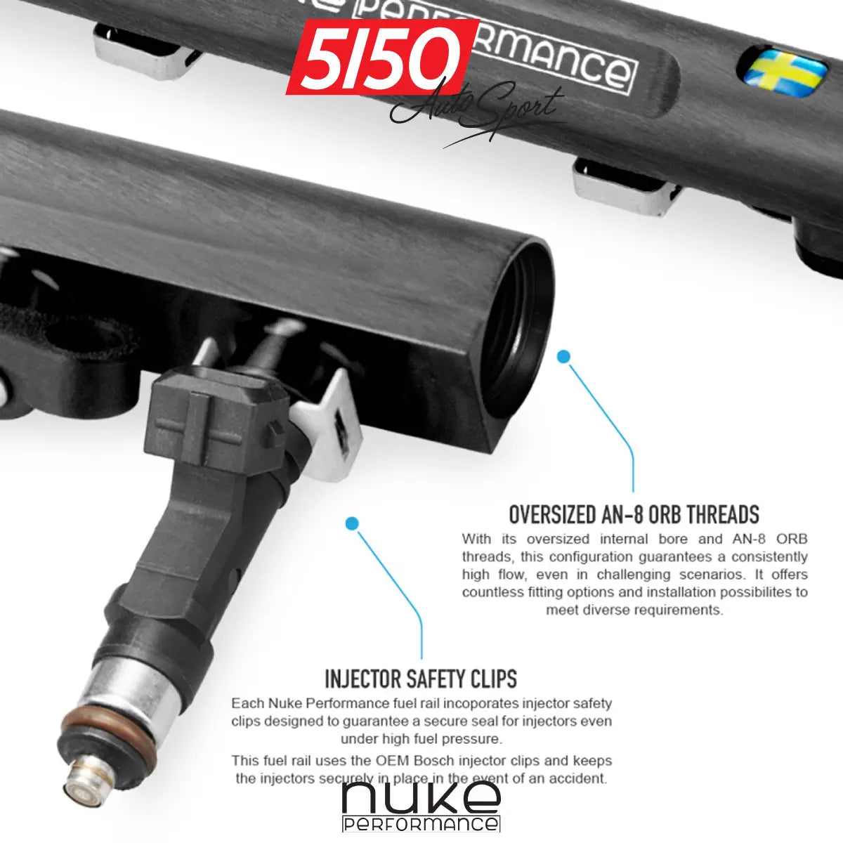 Nuke Performance Fuel Rail for BMW S65 Engines – 5150 AutoSport