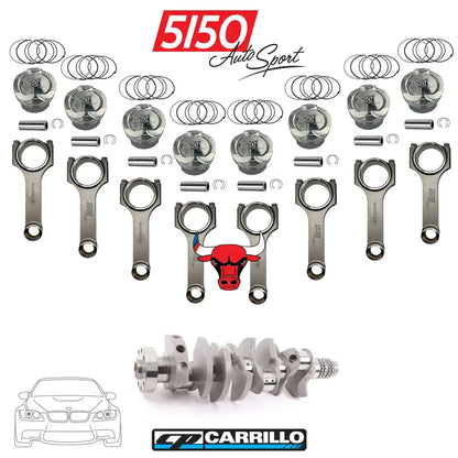 BMW S65 Stroker Kit with Carrillo Rods and CP Pistons
