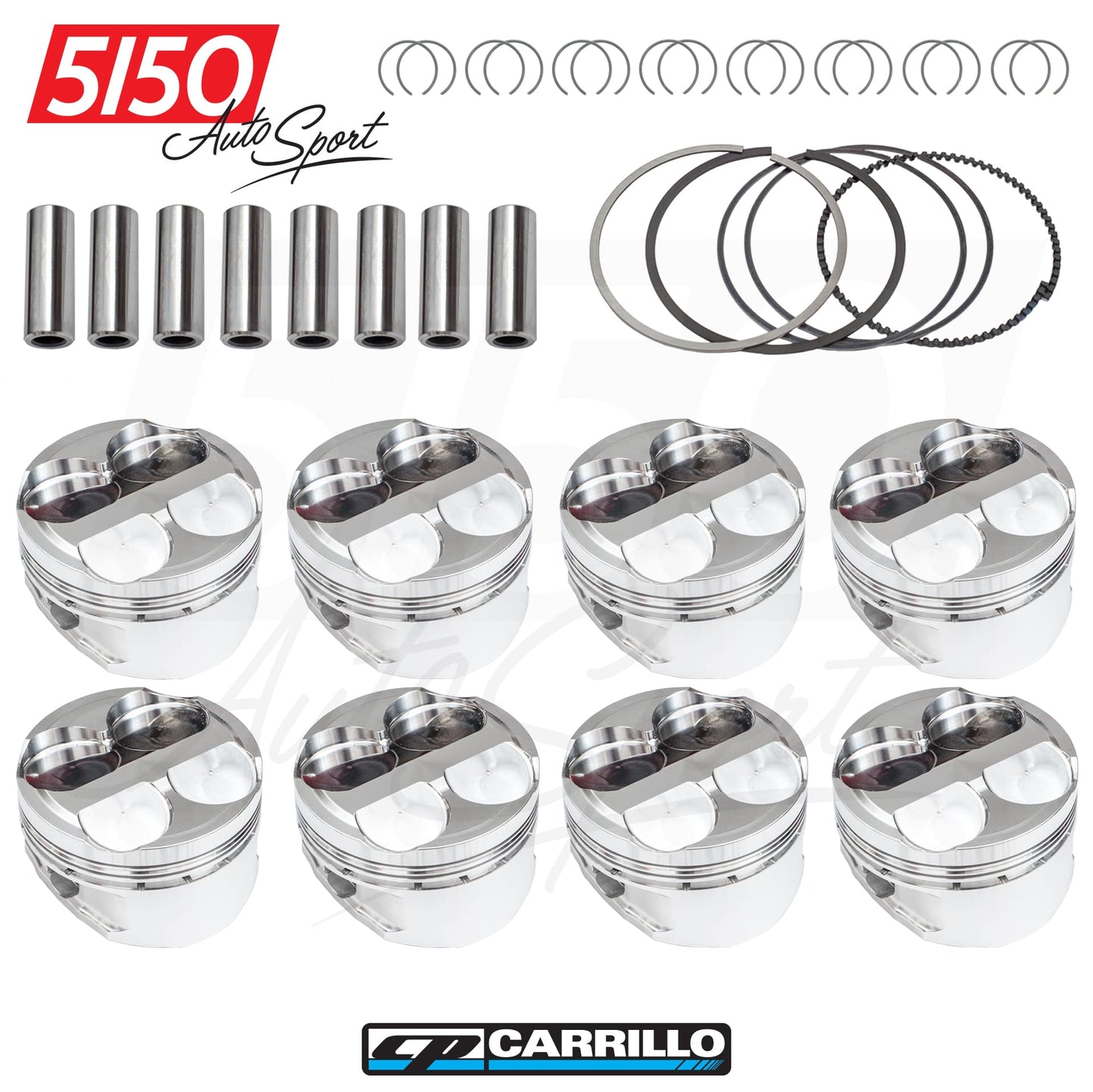 BMW M60B30 / M60B40 Forged Piston Set – 5150 AutoSport