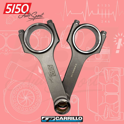 CP-Carrillo Pro-Xtreme forged connecting rods for BMW M50 VANOS racing engines.