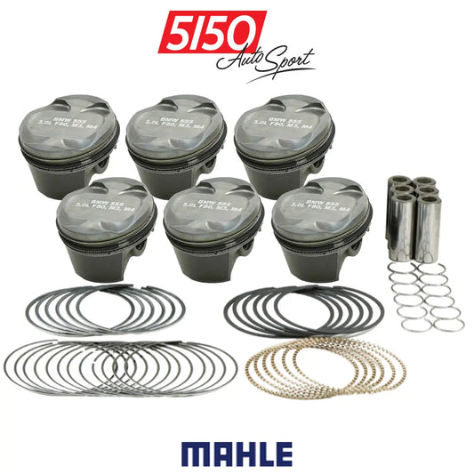 BMW S55 Piston Set by Mahle Motorsport OEM Factory Replacement