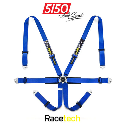 Blue 6 Point Race Harness