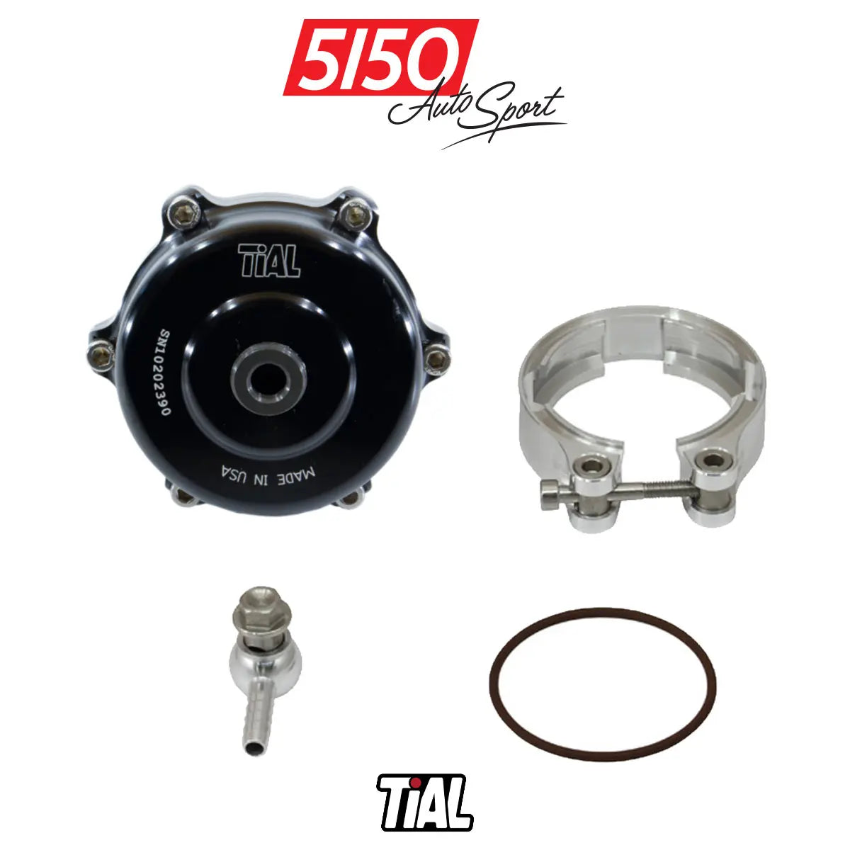 50mm universel noir turbo super chargé alliage v-band souffler soupape 50mm universel noir turbo super chargé alliage v-band souffler soupape